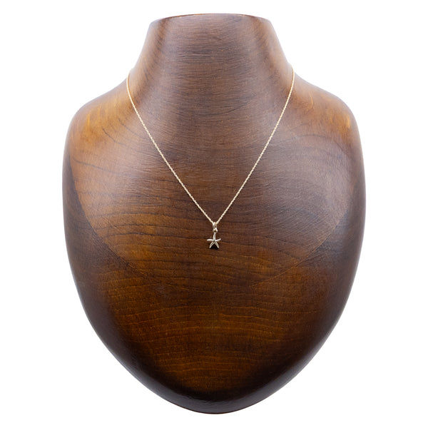 10K Gold Starfish Necklace
