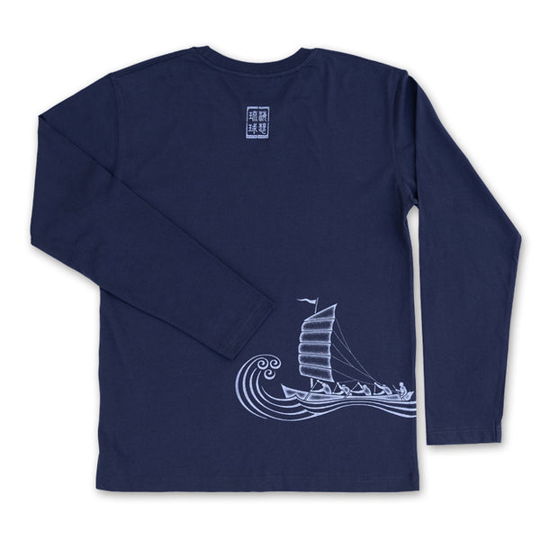 Organic Cotton Long Sleeve T-shirts "Sabani race"