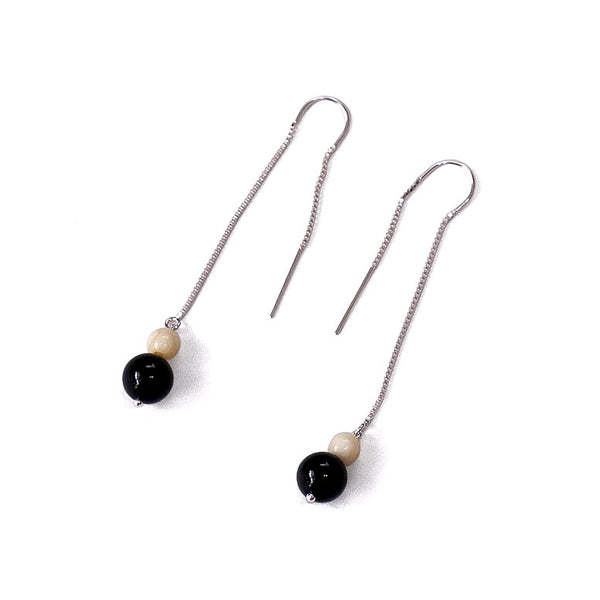 クジラ歯 丸玉 ピアスチェーンタイプ