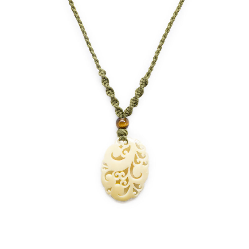 クジラ歯 唐草【小】ネックレス – 海想