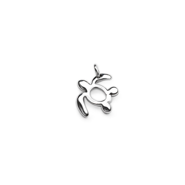 Silver accessories open mini turtle