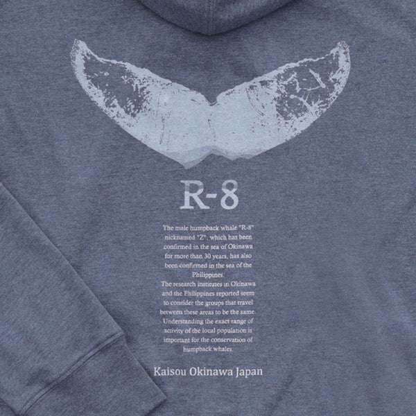 オーガニックコットン ジップアップパーカー  R-8