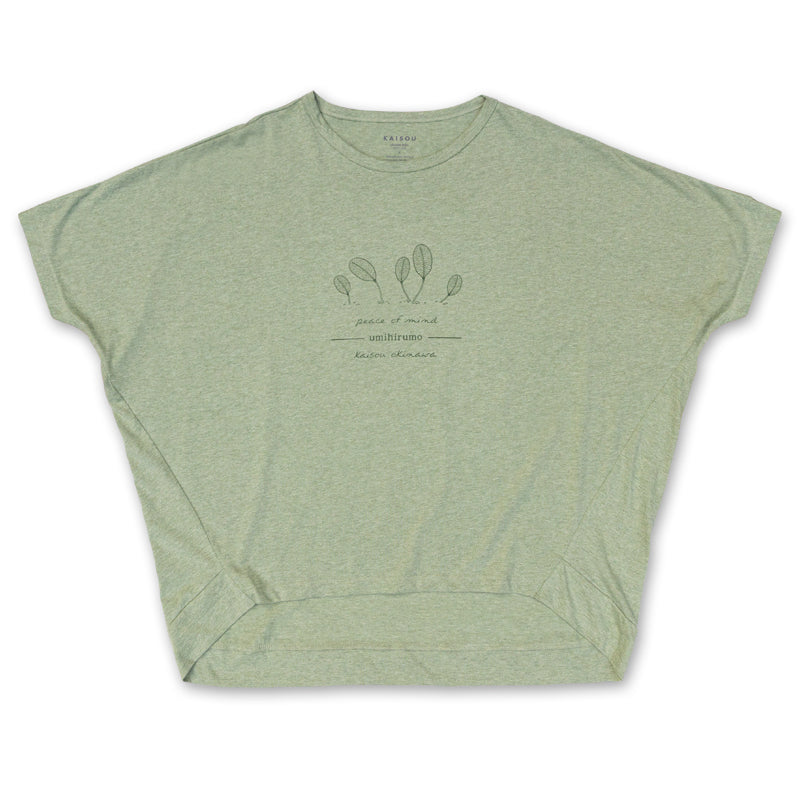 オーガニックコットンTシャツ ビッグシルエットTシャツ umihirumo – 海想