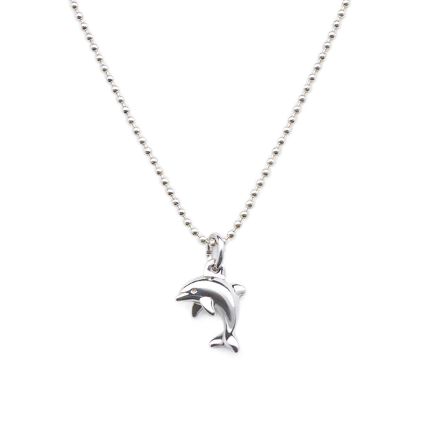 Silver accessory mini dolphin