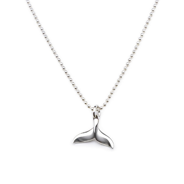 Silver accessories mini tail necklace