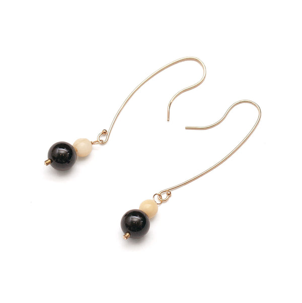 クジラ歯 丸玉 ピアス