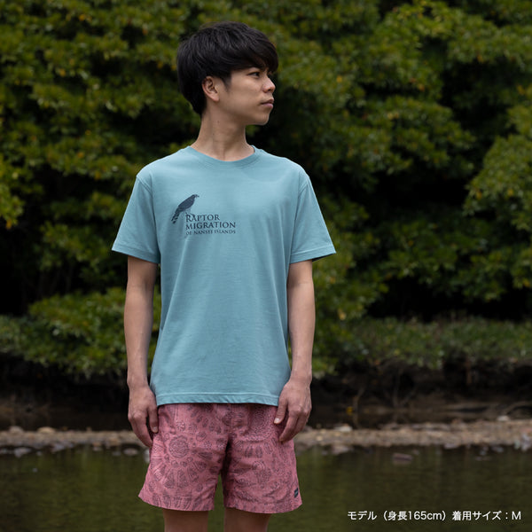 オーガニックコットンTシャツ タカの渡り