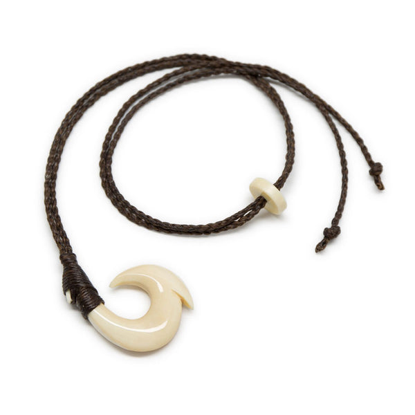 鲸鱼牙齿尾钩项链超大