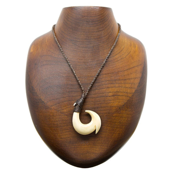 鲸鱼牙齿尾钩项链超大