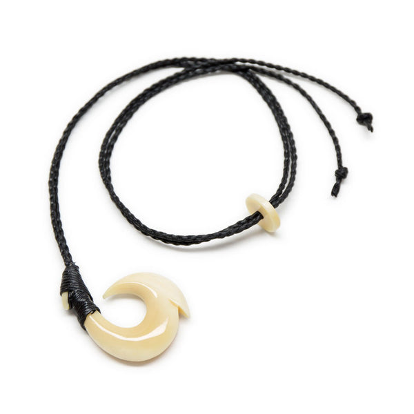 鲸鱼牙齿尾钩项链超大