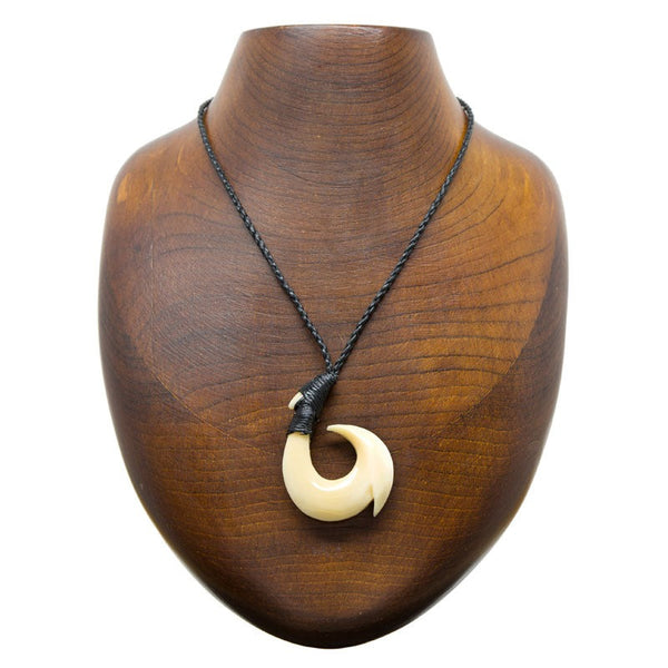 鲸鱼牙齿尾钩项链超大