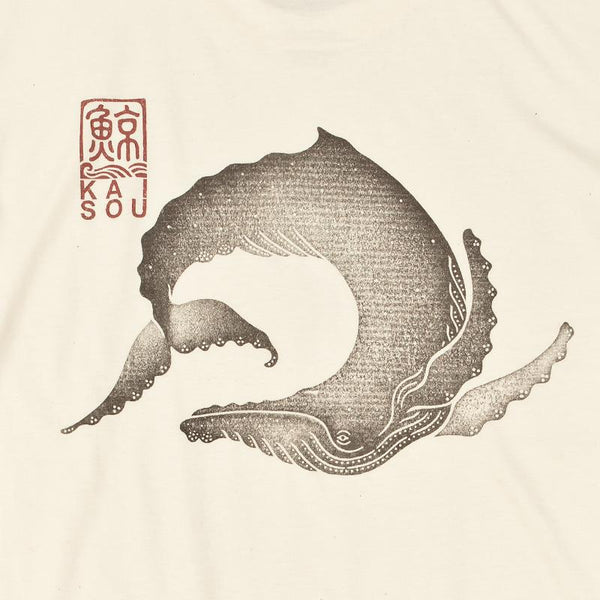オーガニックコットンTシャツ 鯨