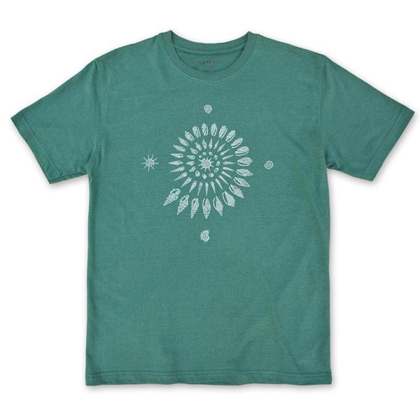 オーガニックコットン+カポックTシャツ 海からのおくりもの