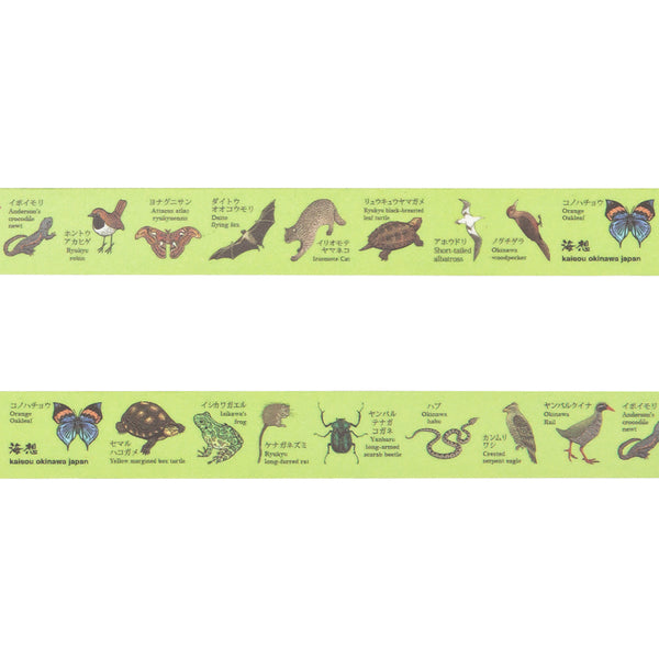 マスキングテープ 沖縄の生き物