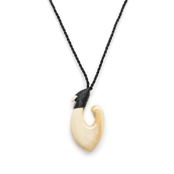クジラ歯 フィッシュフック【2-特大】ネックレス