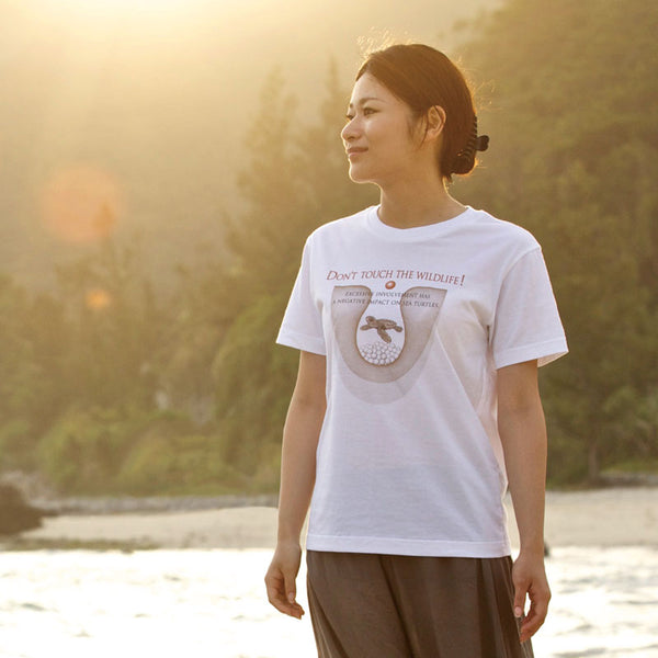 オーガニックコットンTシャツ ウミガメ