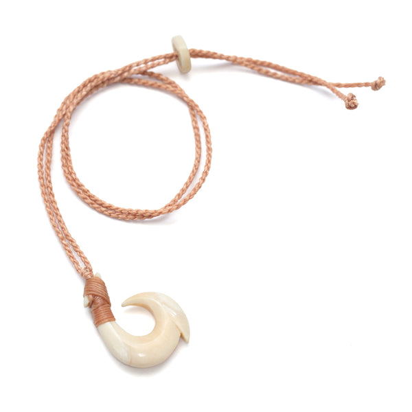 鲸鱼牙齿尾钩项链超大