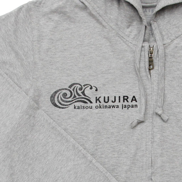 オーガニックコットンパーカー 鯨