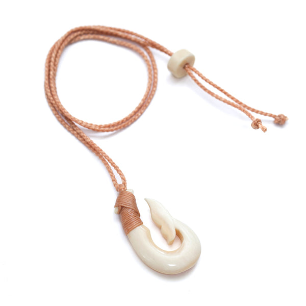 鲸鱼牙齿尾钩项链超大