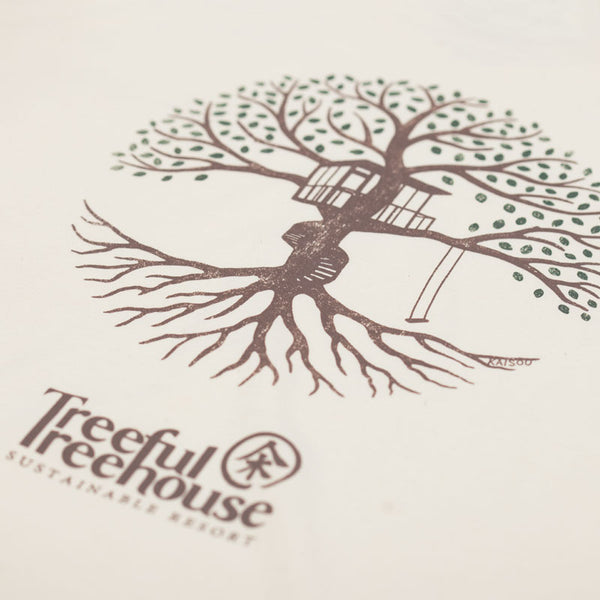 オーガニックコットンTシャツ Treeful Treehouse