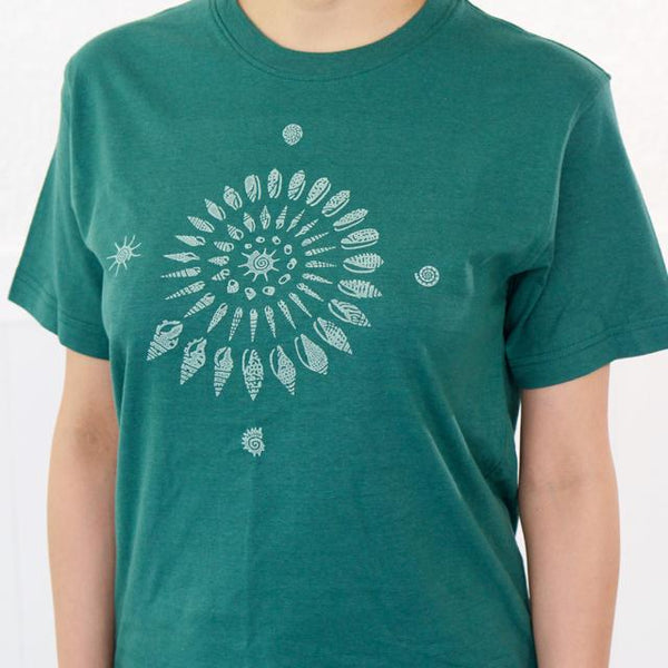 オーガニックコットン+カポックTシャツ 海からのおくりもの