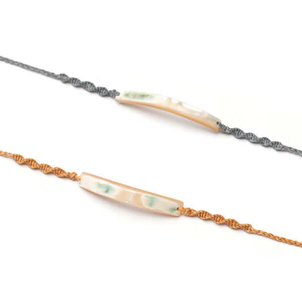 Luminous shell plate bracelet