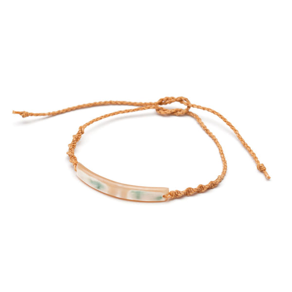 Luminous shell plate bracelet