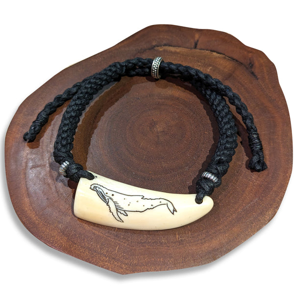 Whale tooth bracelet