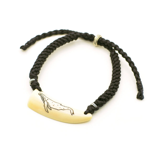 Whale tooth bracelet