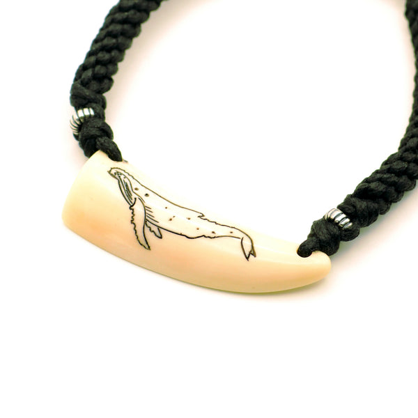 Whale tooth bracelet