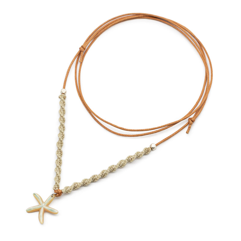 夜光貝 ヒトデネックレス – 海想