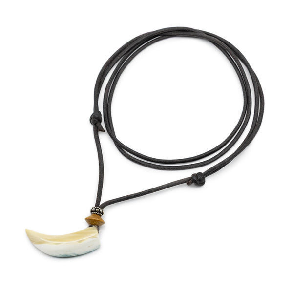 夜光貝 キバ型 ネックレス