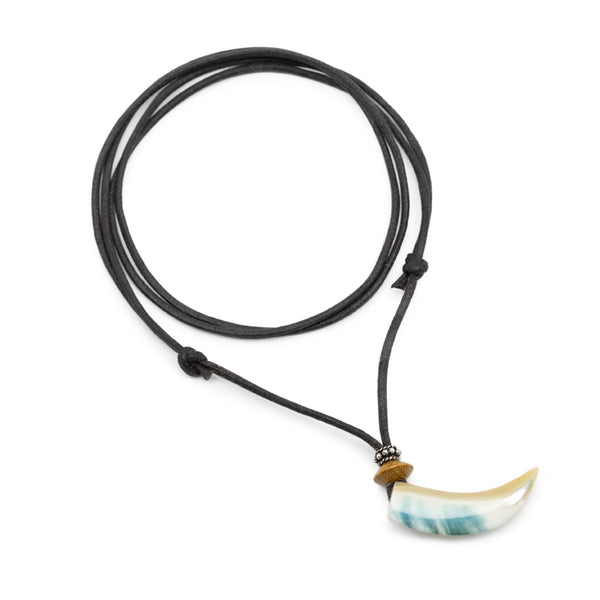 夜光貝 キバ型 ネックレス