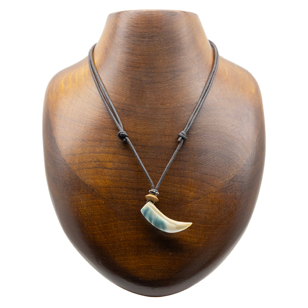 夜光貝 キバ型 ネックレス