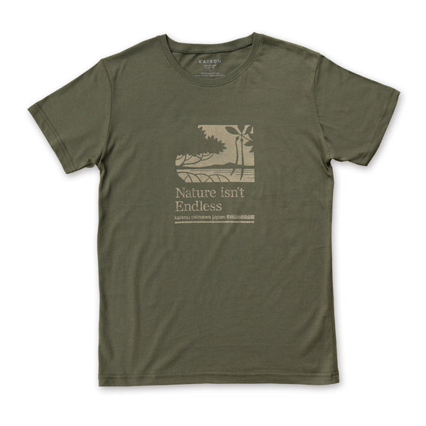 オーガニックコットンライトTシャツ Nature isn't Endless