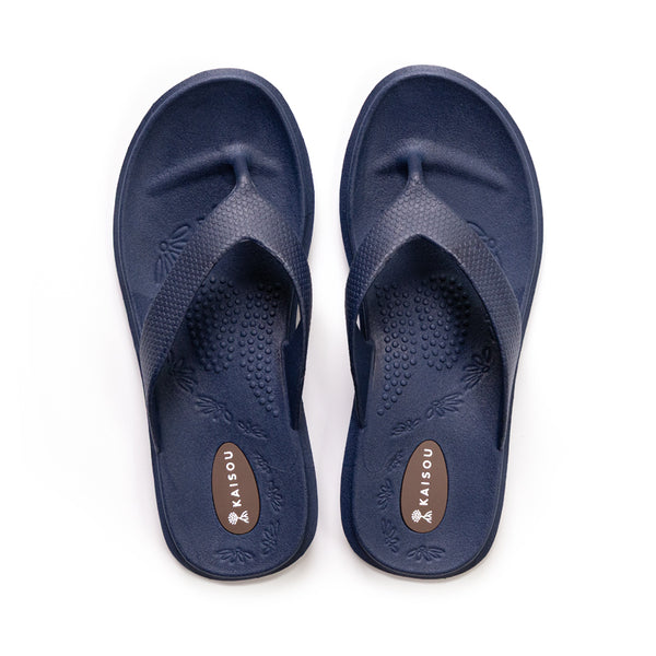 OKABASHI × 海想 ビーチサンダル レディース Maui - Navy
