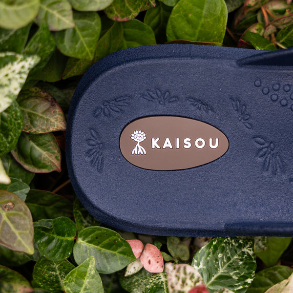 OKABASHI × 海想 ビーチサンダル レディース Maui - Navy