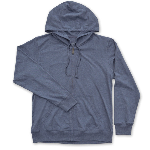 Organic cotton zip up hoodie R-8
