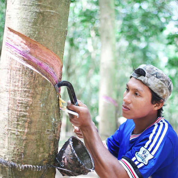 Natural Rubber Beach Sandals Cacao