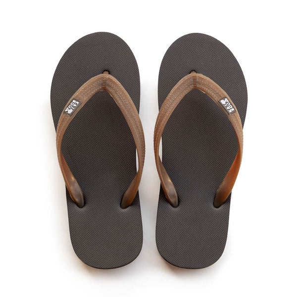 Natural Rubber Beach Sandals Cacao