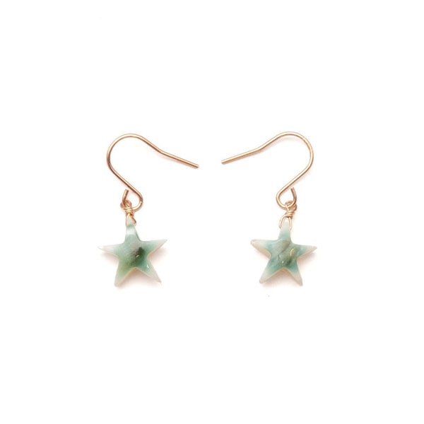 Night light shell Hoshi earrings