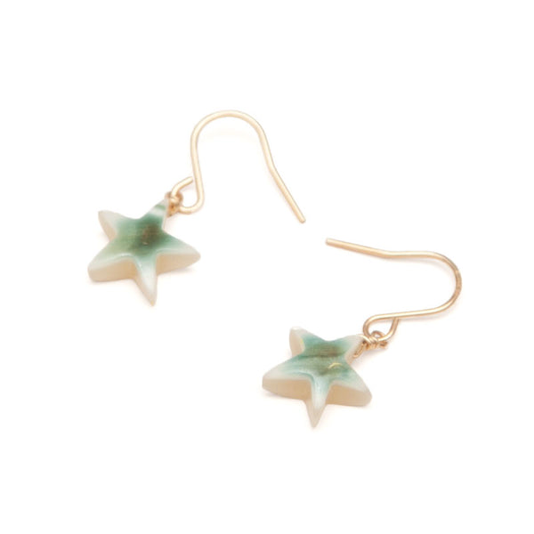 Night light shell Hoshi earrings