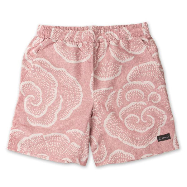 琉球菊花珊瑚短裤