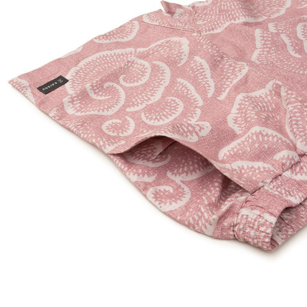 Shorts Ryukyu crisantemo coral