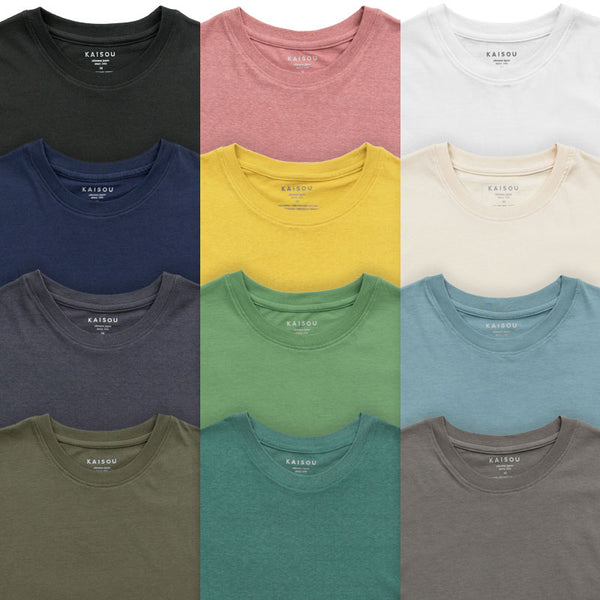 オーガニックコットンTシャツ　ホワイト無地