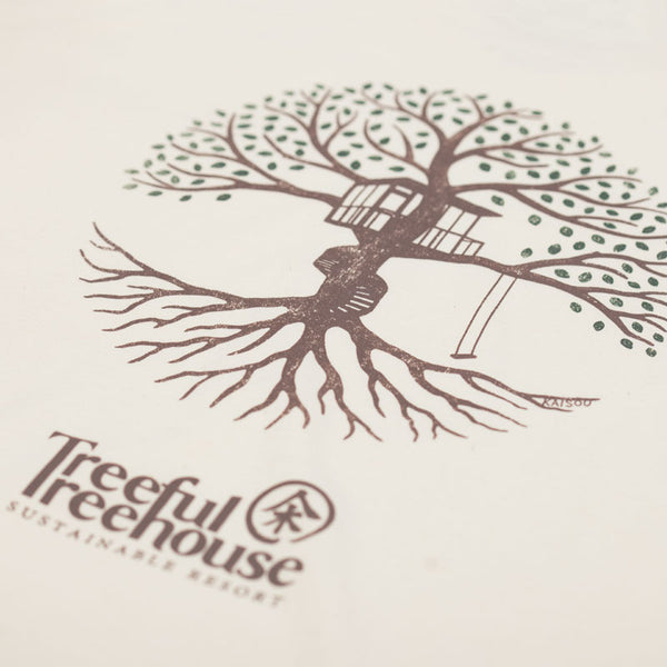 オーガニックコットンTシャツ　Treeful Treehouse