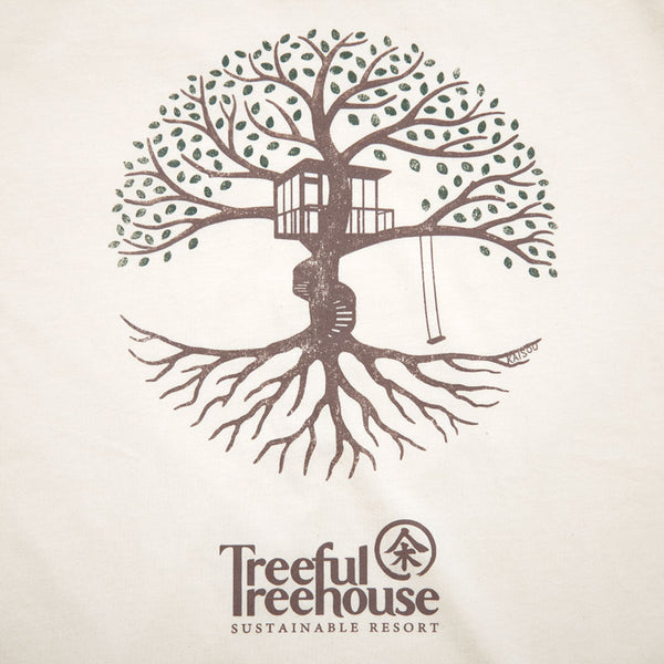 オーガニックコットンTシャツ　Treeful Treehouse